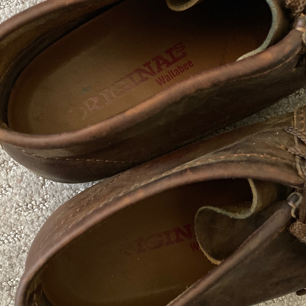 Clarks Original Wallabee leather chukka boots, Men's 10. - Picture 9 of 10